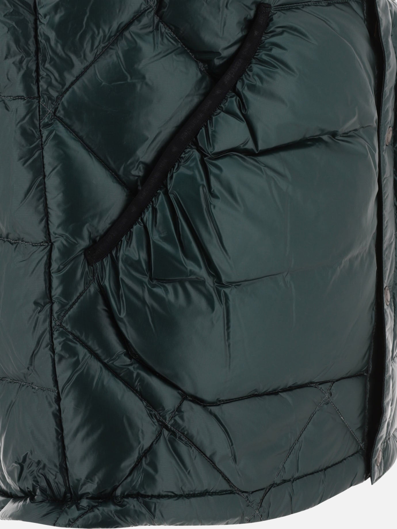 Vest jackets 100% nylon - Padding: down and feather  Green - and Wander Men | PDP | VIETTI Online Store | thumbnail_4