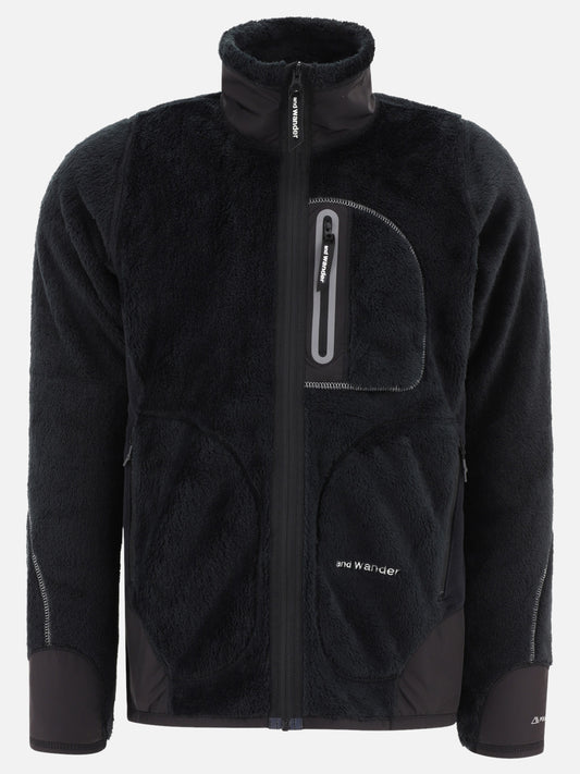 Fleece jackets 100% polyester  Black - and Wander Men | PLP | VIETTI Online Store 
