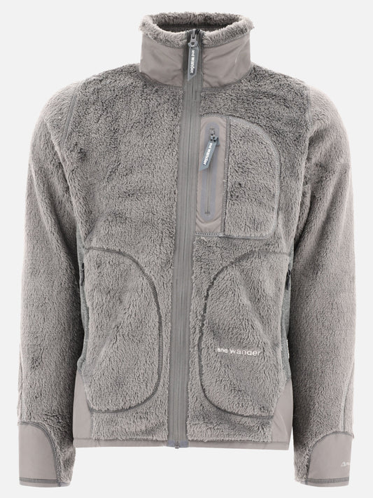 Fleece jackets 100% polyester  Grey - and Wander Men | PLP | VIETTI Online Store 
