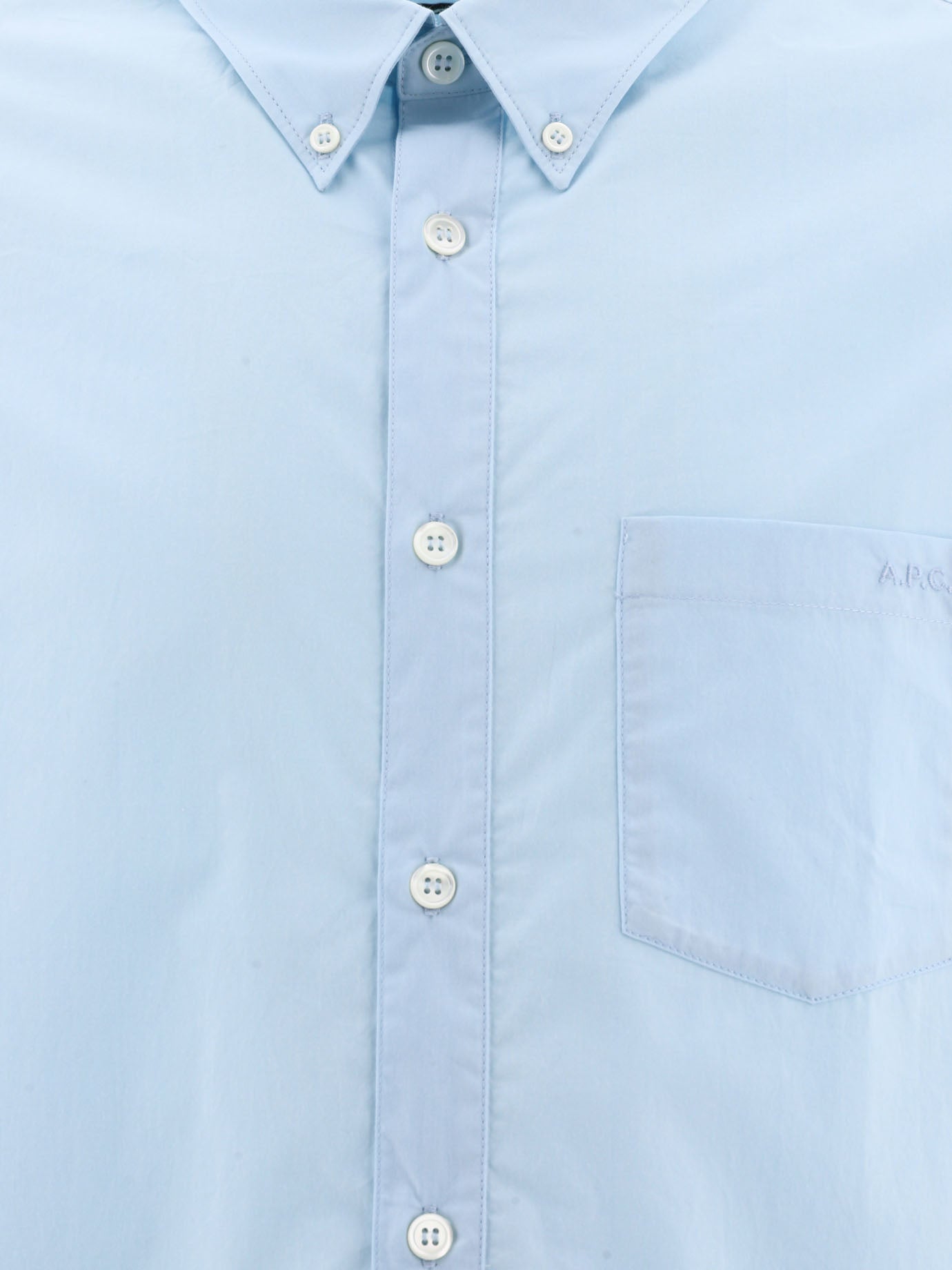 Formal shirts 100% cotone  Light blue - A.P.C. Men | PDP | VIETTI Online Store | thumbnail_3