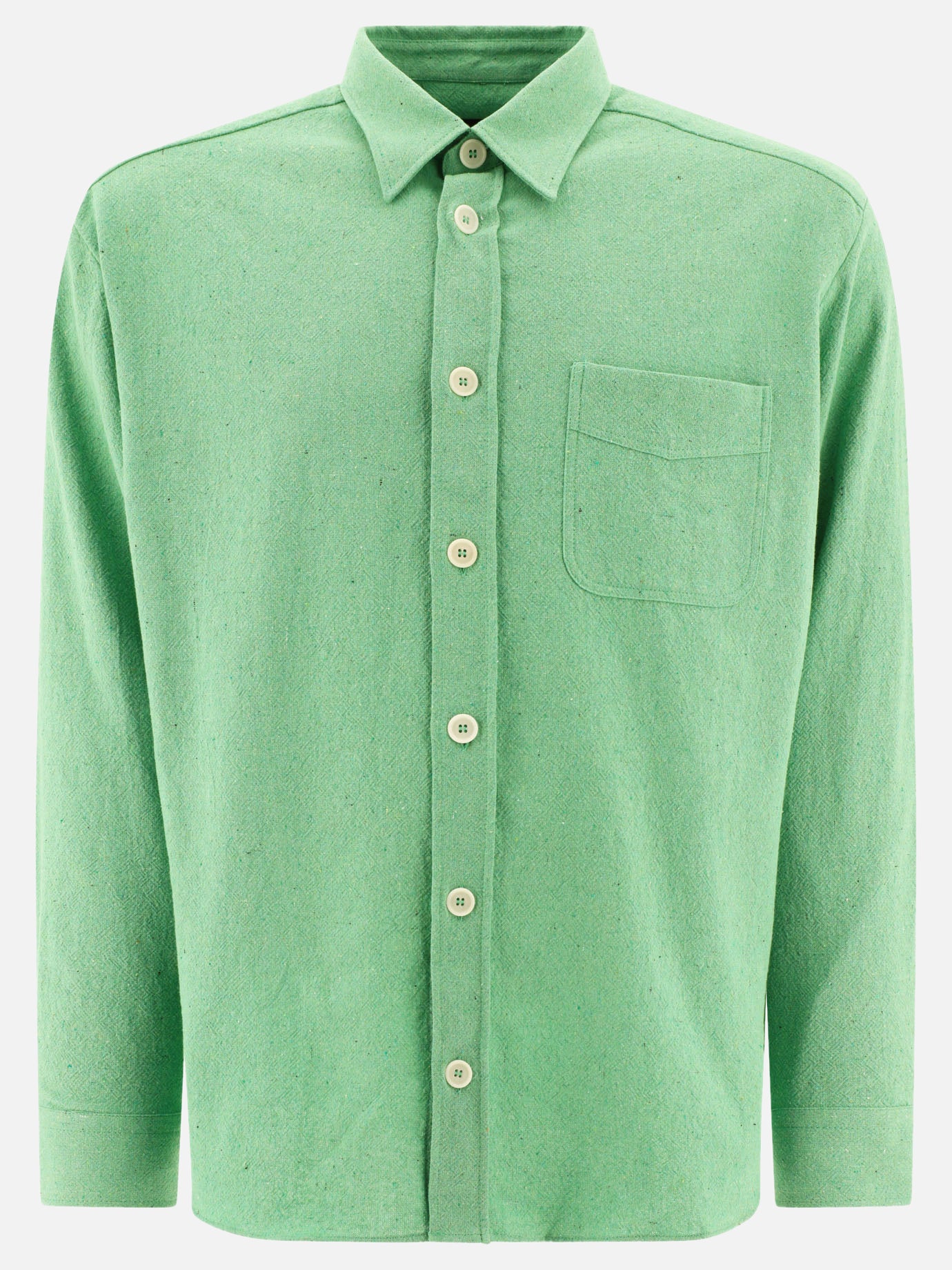 Overshirt jackets 95% cotone 5% altre fibre  Green - A.P.C. Men | PDP | VIETTI Online Store | thumbnail