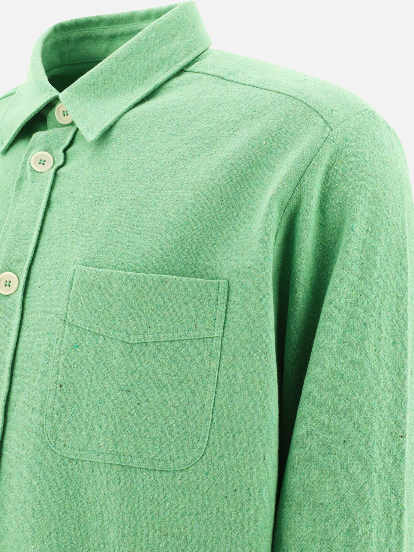 Overshirt jackets 95% cotone 5% altre fibre  Green - A.P.C. Men | PDP | VIETTI Online Store | thumbnail_4