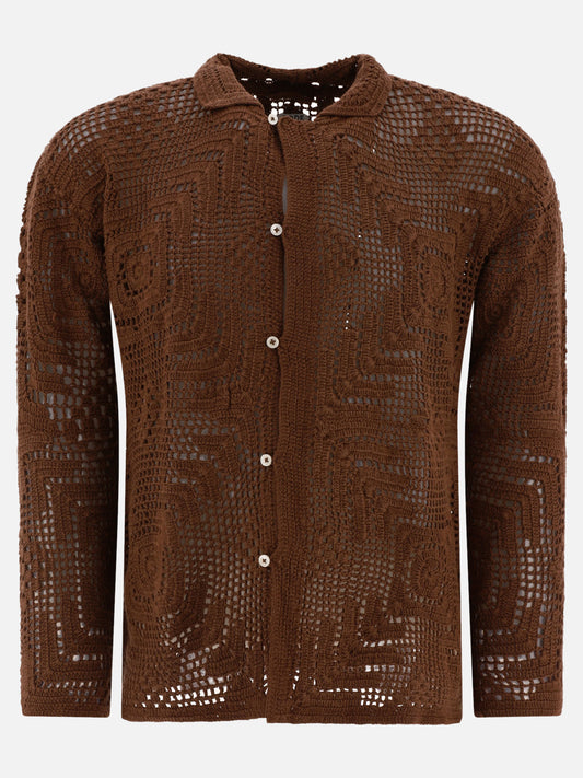 Casual shirts 100% cotton  Brown - Bode Men | PLP | VIETTI Online Store 
