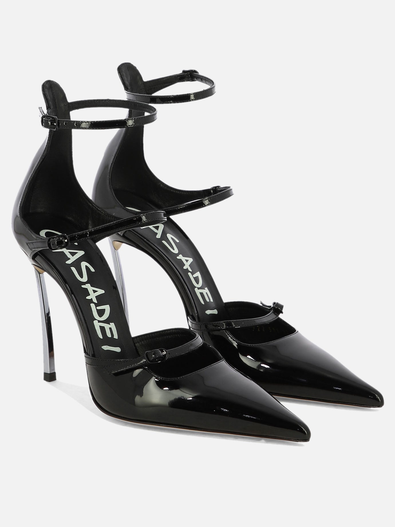 Pumps 100% patent calf leather - 100% leather  Black - Casadei Women | PDP | VIETTI Online Store | Zoom-Modal_2
