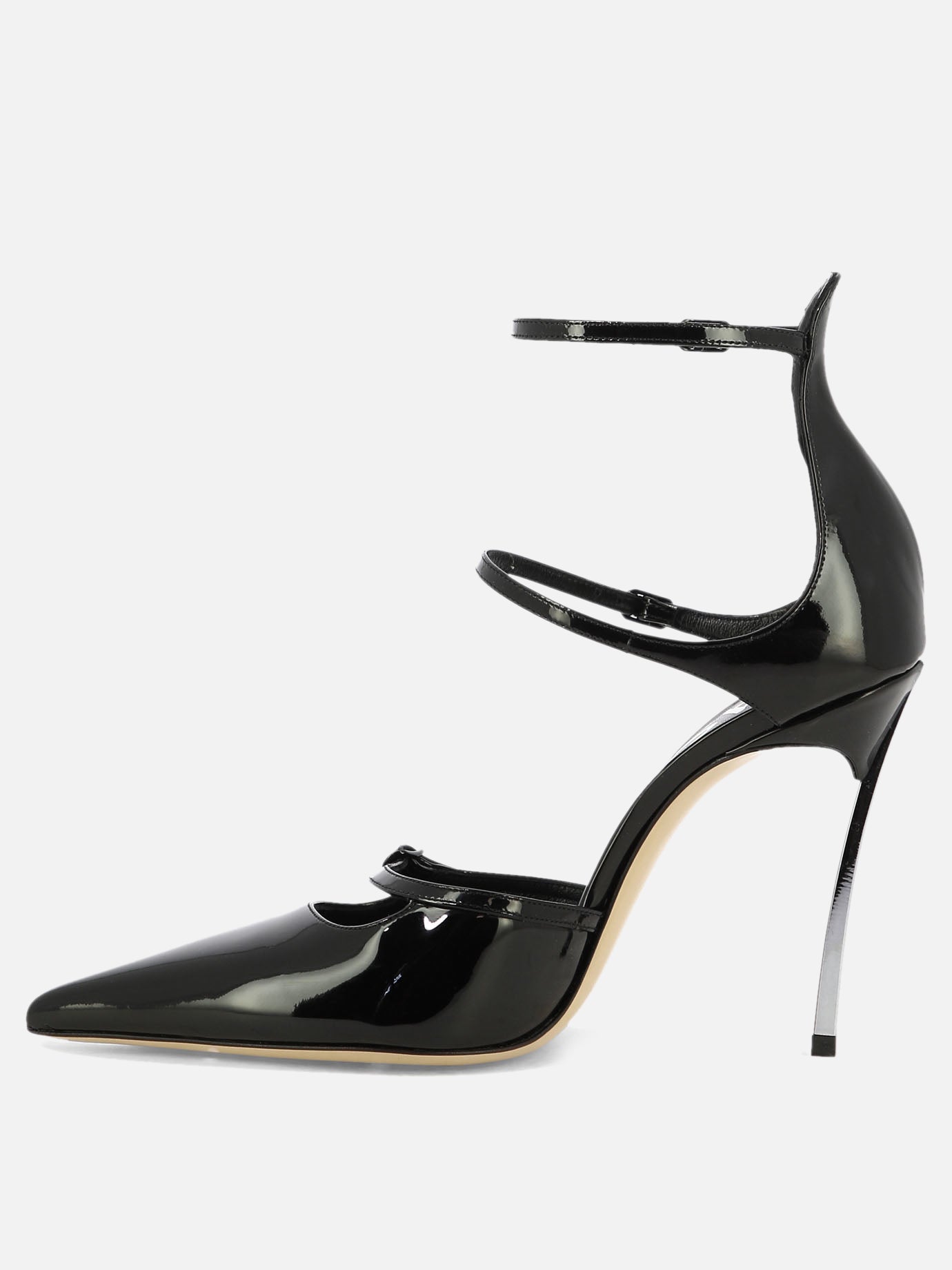Pumps 100% patent calf leather - 100% leather  Black - Casadei Women | PDP | VIETTI Online Store | thumbnail_3