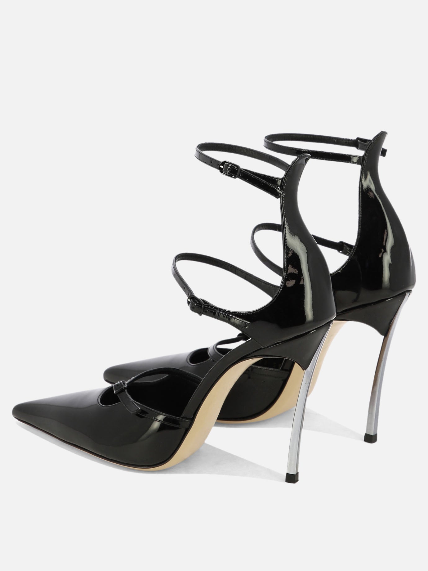 Pumps 100% patent calf leather - 100% leather  Black - Casadei Women | PDP | VIETTI Online Store | thumbnail_4