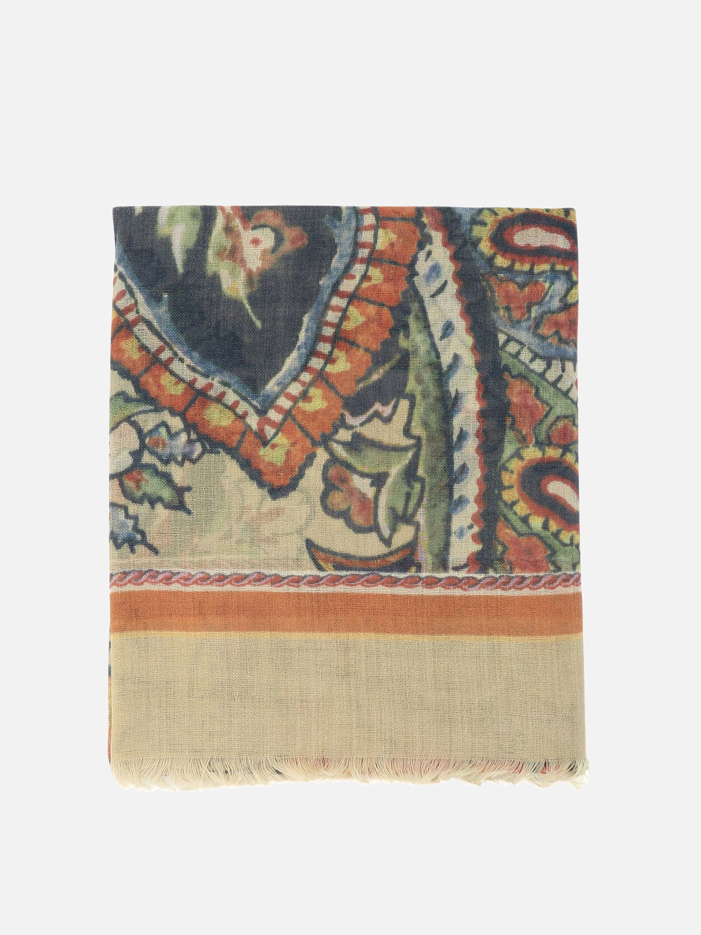 Classic scarves 100% cashmere  Beige - Etro Women | PDP | VIETTI Online Store | Zoom-Modal
