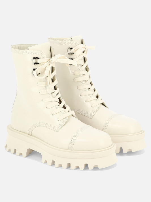 Combat boots 0763844  White - Ferragamo Women | PLP | VIETTI Online Store | 2
