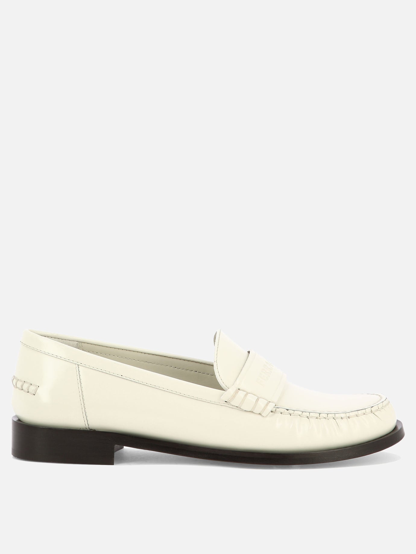 Loafers 0763991  White - Ferragamo Women | PDP | VIETTI Online Store | Zoom-Modal
