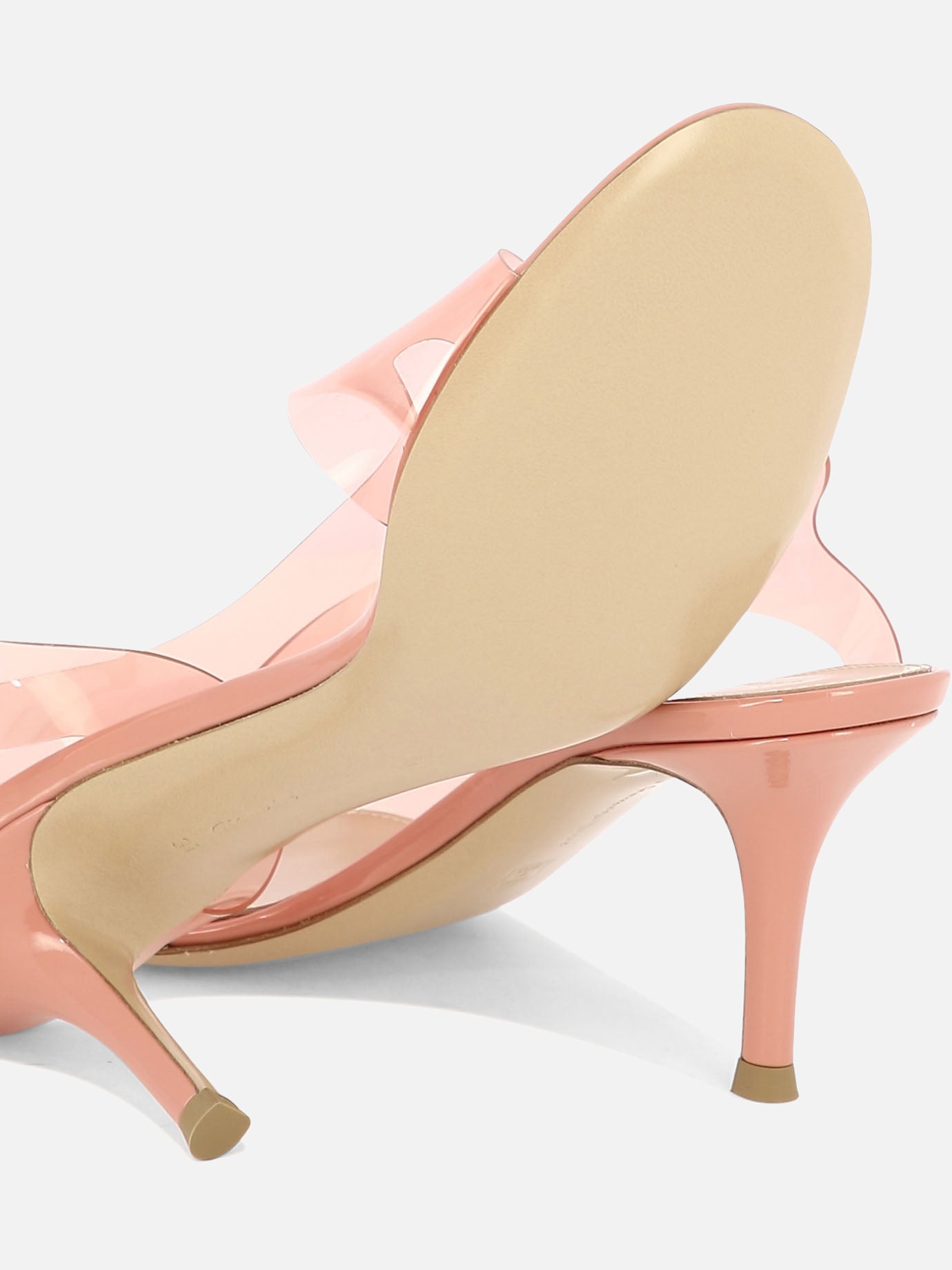 Heeled sandals 100% tpu - 100% cuoio  Pink - Gianvito Rossi Women | PDP | VIETTI Online Store | thumbnail_5
