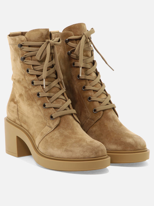 Lace-up boots 100% scamosciato - 100% gomma  Beige - Gianvito Rossi Women | PLP | VIETTI Online Store | 2
