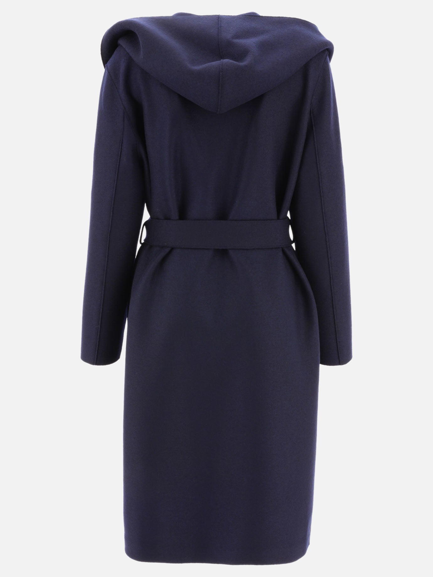 Long coats 100% virgin wool  Blue - Harris Wharf London Women | PDP | VIETTI Online Store | Zoom-Modal_2
