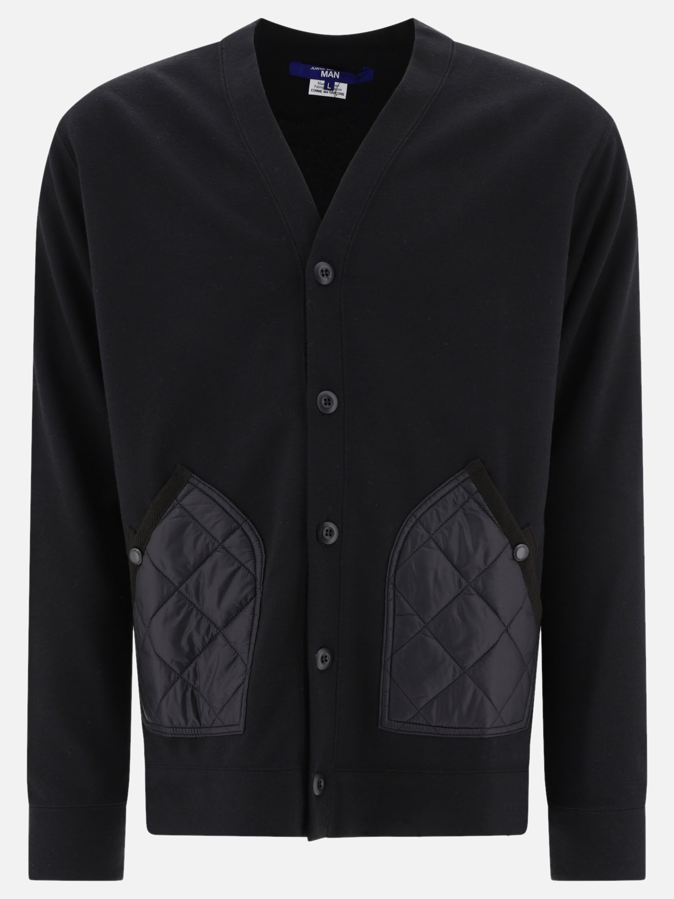 Cardigans 70% polyester 30% wool  Black - Junya Watanabe MAN Men | PDP | VIETTI Online Store | thumbnail