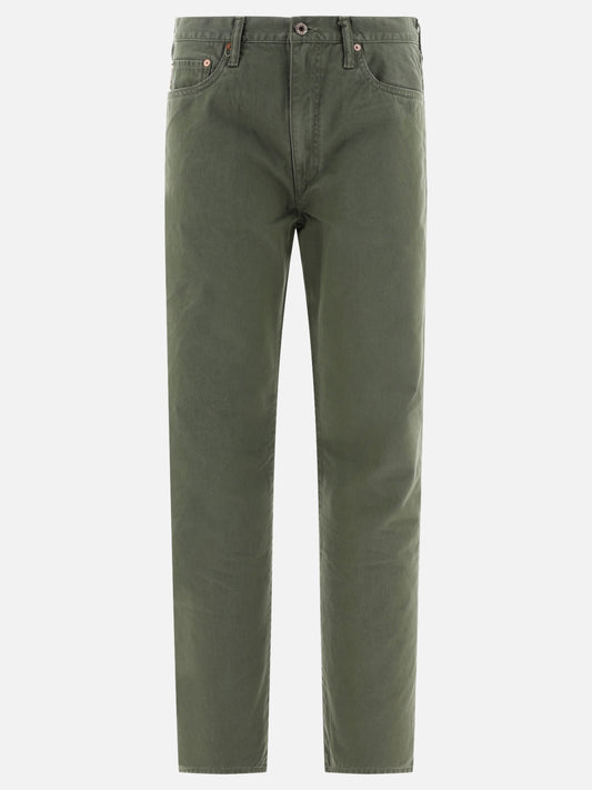 Leisure trousers 100% cotone  Green - KAPITAL Men | PLP | VIETTI Online Store 
