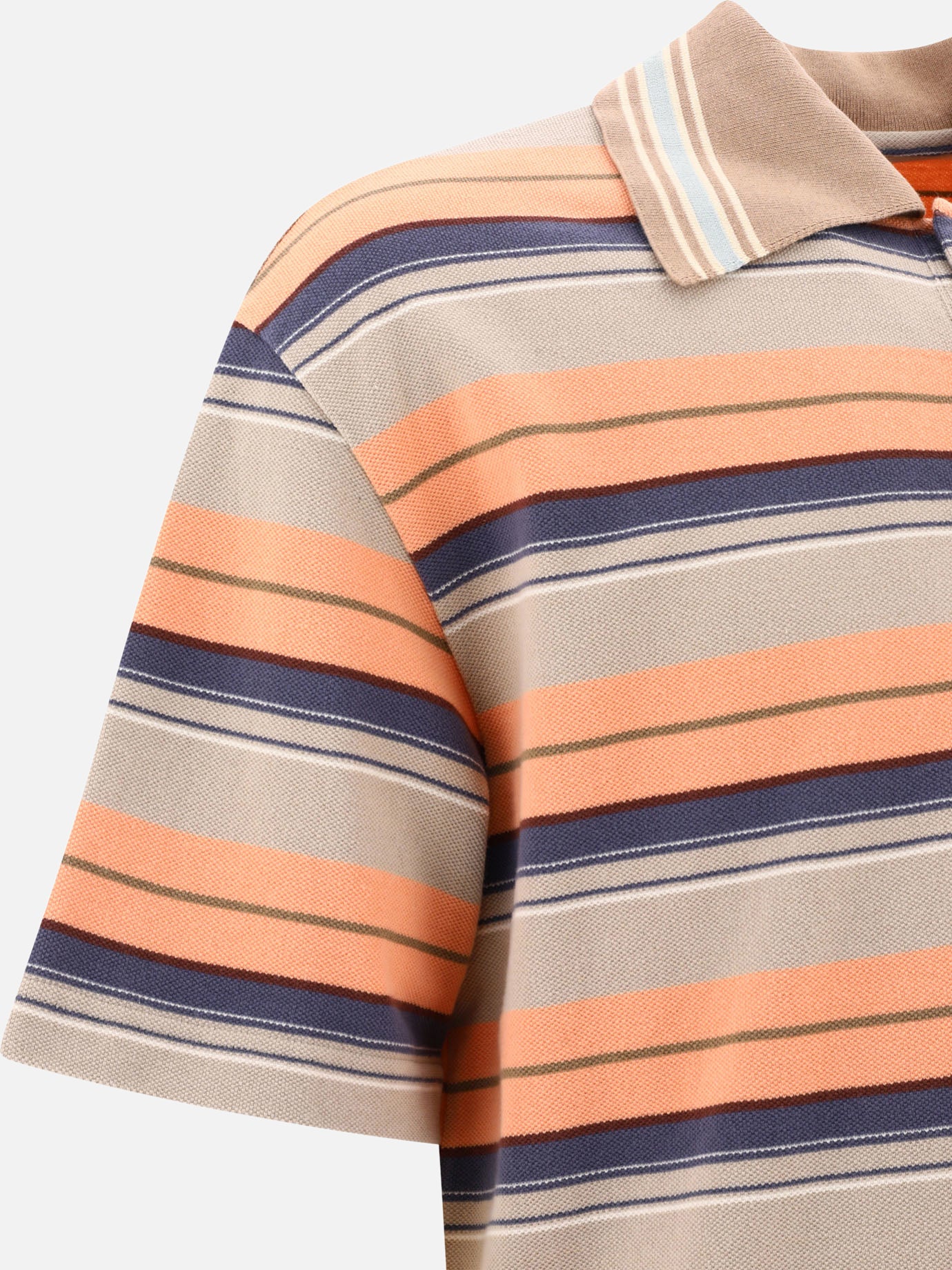 Polo shirts with buttons 100% cotone  Beige - KAPITAL Men | PDP | VIETTI Online Store | Zoom-Modal_4
