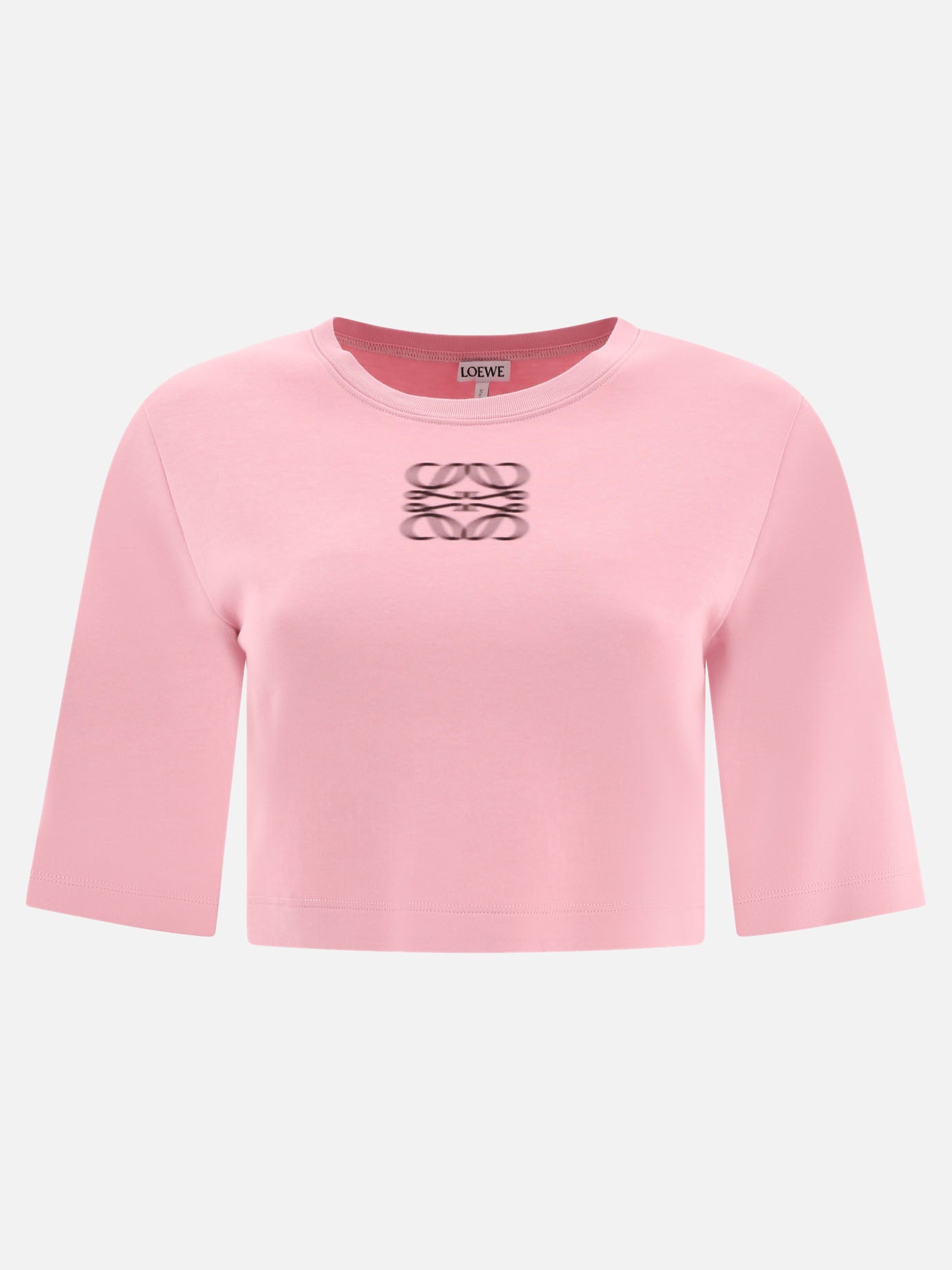 Crewneck t-shirts 80% cotton 20% polyamide  Pink - Loewe Women | PDP | VIETTI Online Store | Zoom-Modal
