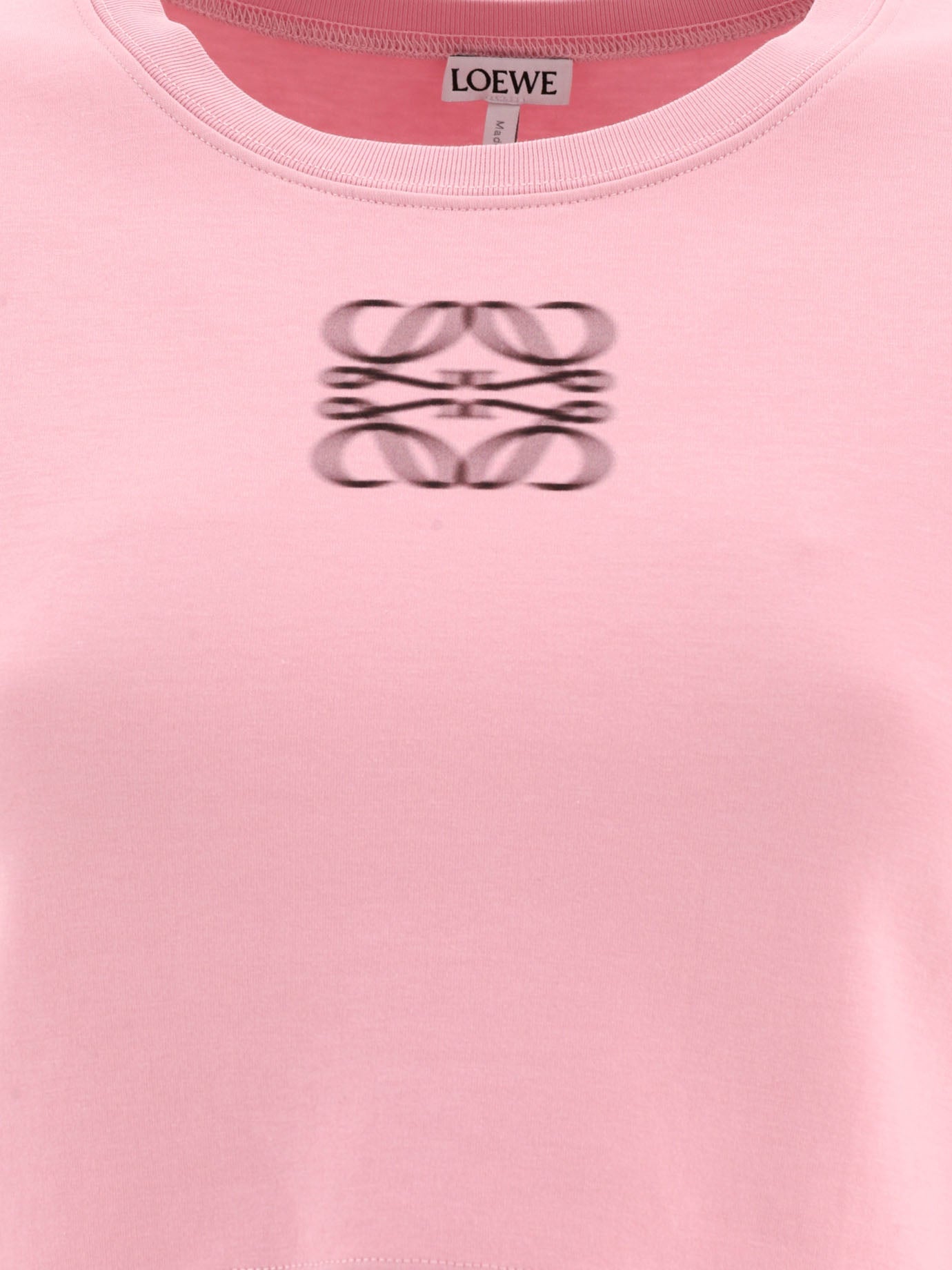 Crewneck t-shirts 80% cotton 20% polyamide  Pink - Loewe Women | PDP | VIETTI Online Store | Zoom-Modal_3
