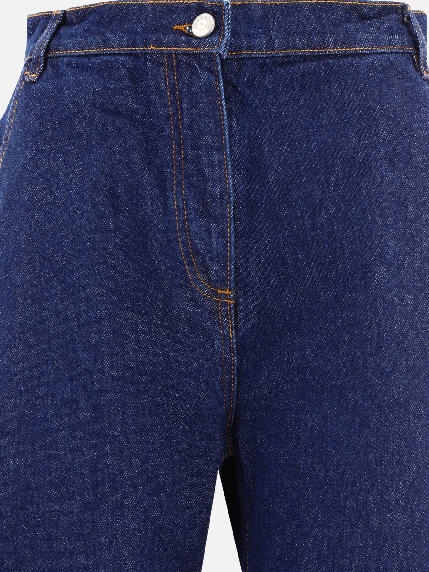 Straight-leg jeans 100% cotton  Blue - Magda Butrym Women | PDP | VIETTI Online Store | Zoom-Modal_3
