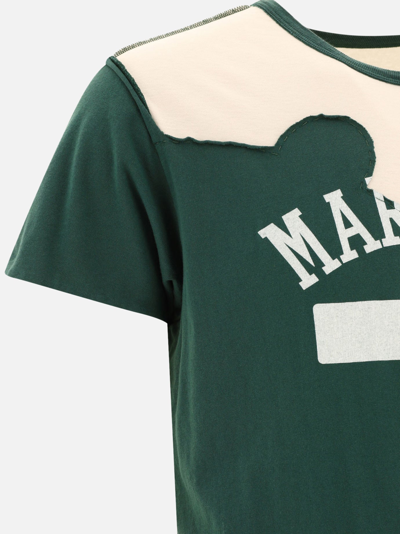 Crewneck t-shirts 100% cotton  Green - Maison Margiela Men | PDP | VIETTI Online Store | Zoom-Modal_4
