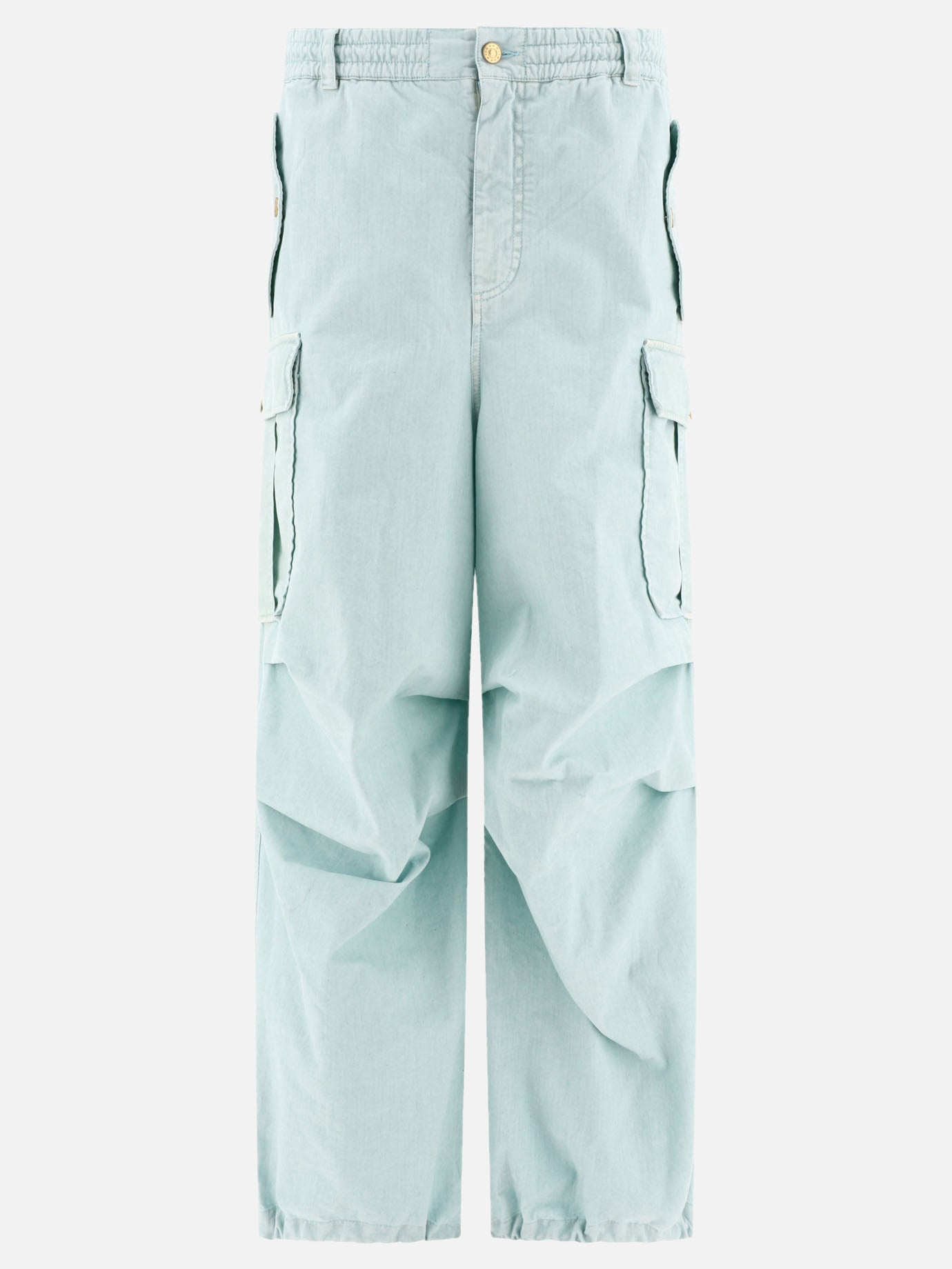 Marni Cargo trousers with drape-detail 15274793_30 Light blue thumbnail_1