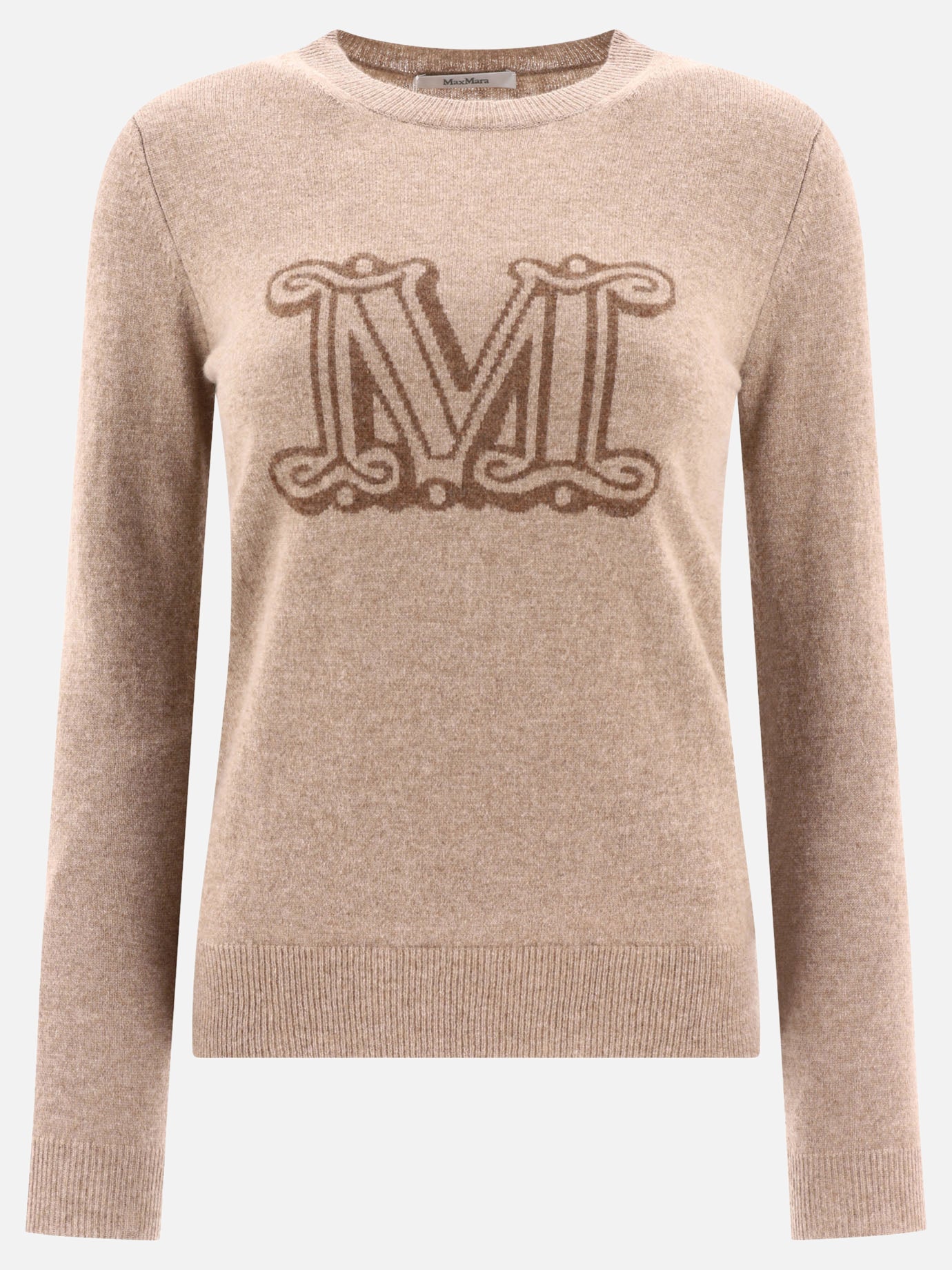 Crewneck sweaters 100% cashemere  Brown - Max Mara Women | PDP | VIETTI Online Store | thumbnail