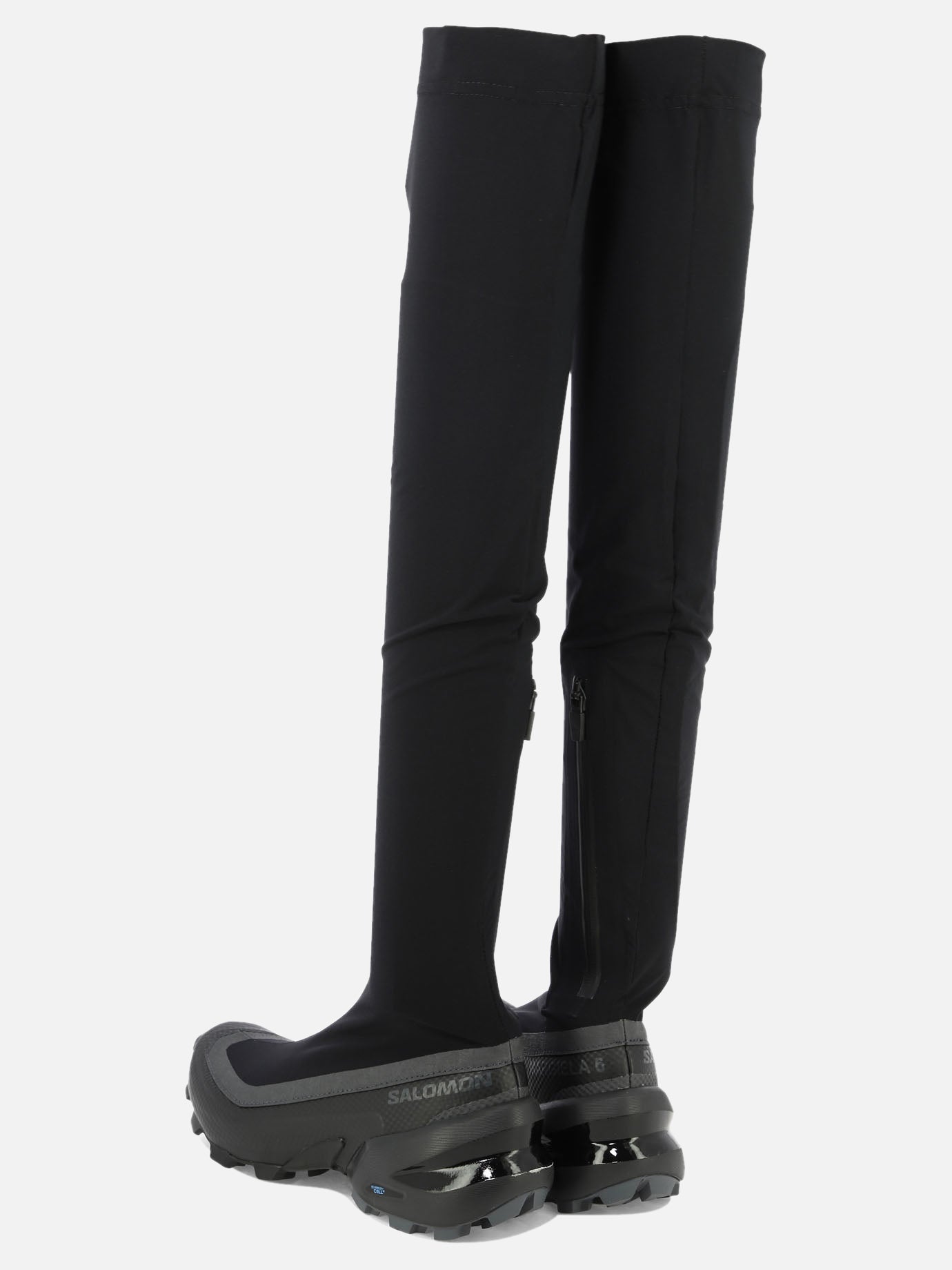 Over the knee 100% lycra - 100% rubber  Black - MM6 Maison Margiela Women | PDP | VIETTI Online Store | thumbnail_4