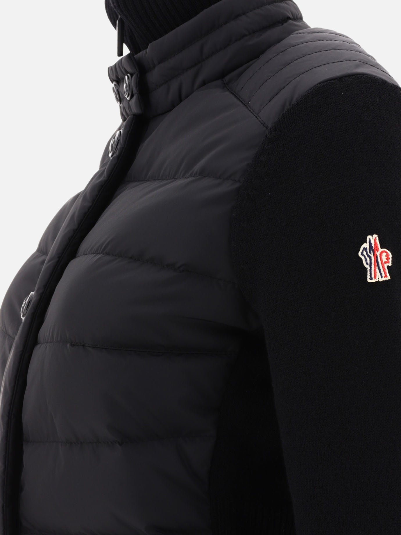 Down jackets 100% polyamide - Padding: down and feathers  Black - Moncler Grenoble Women | PDP | VIETTI Online Store | thumbnail_4