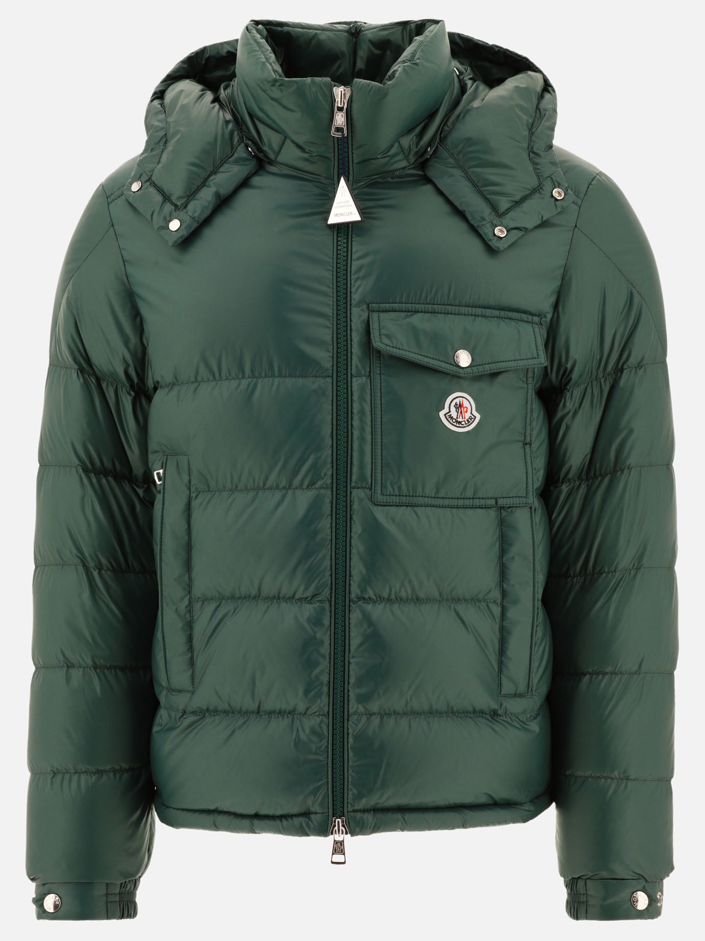 Down jackets 100% poliammide - Imbottitura: piumino e piuma  Green - Moncler Men | PDP | VIETTI Online Store | thumbnail