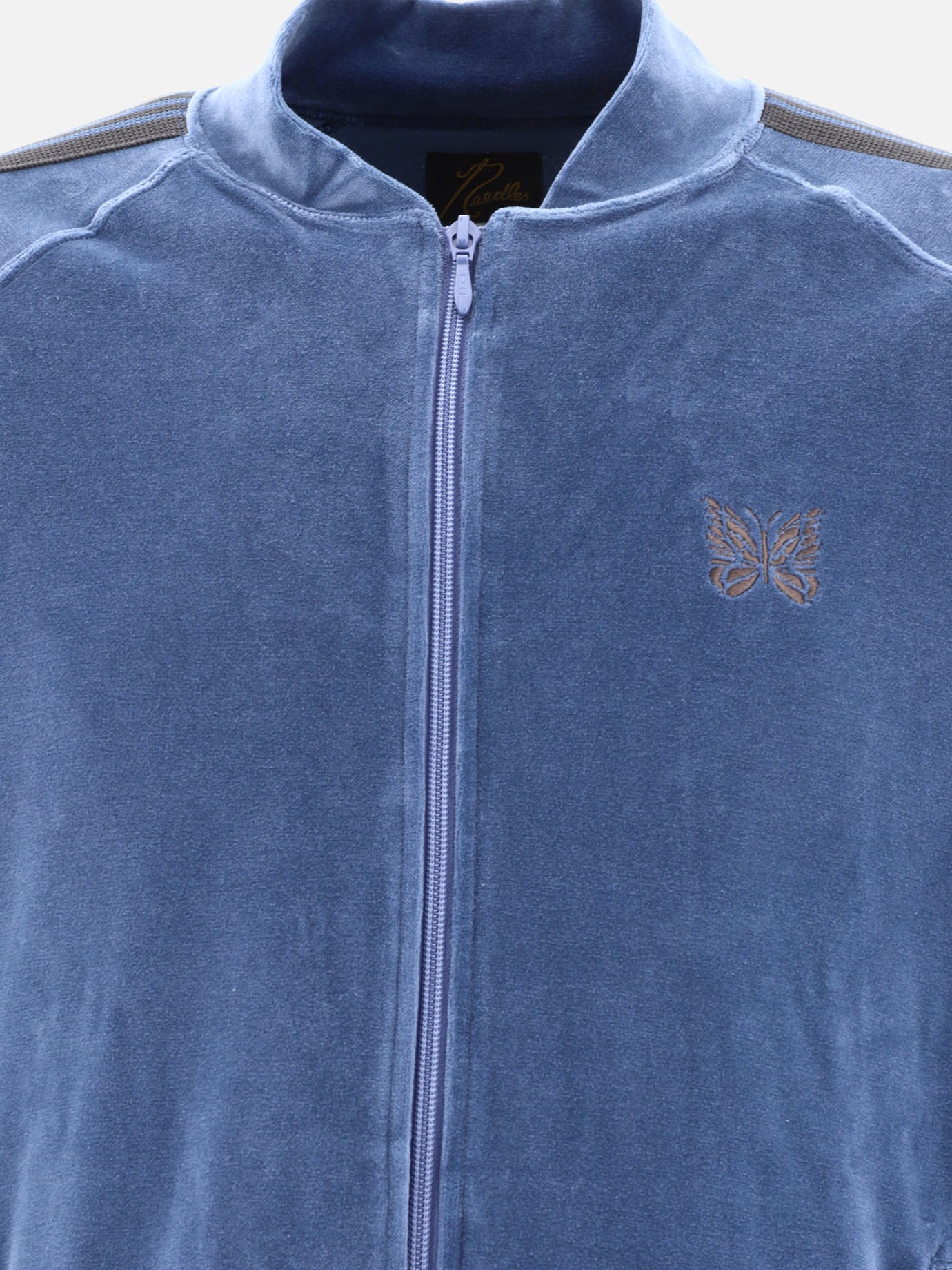 Full zip sweatshirts 77% cotton 23% polyester  Light blue - Needles Men | PDP | VIETTI Online Store | Zoom-Modal_3
