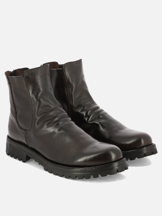 Zipped boots 100% pelle - 100% gomma  Brown - Officine Creative Men | PLP | VIETTI Online Store | 2

