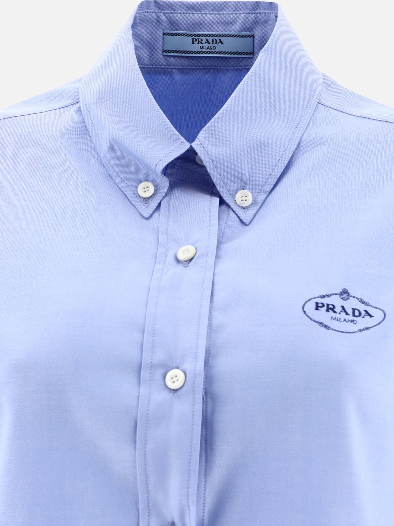 Casual shirts 100% cotone  Blue - Prada Women | PDP | VIETTI Online Store | thumbnail_3