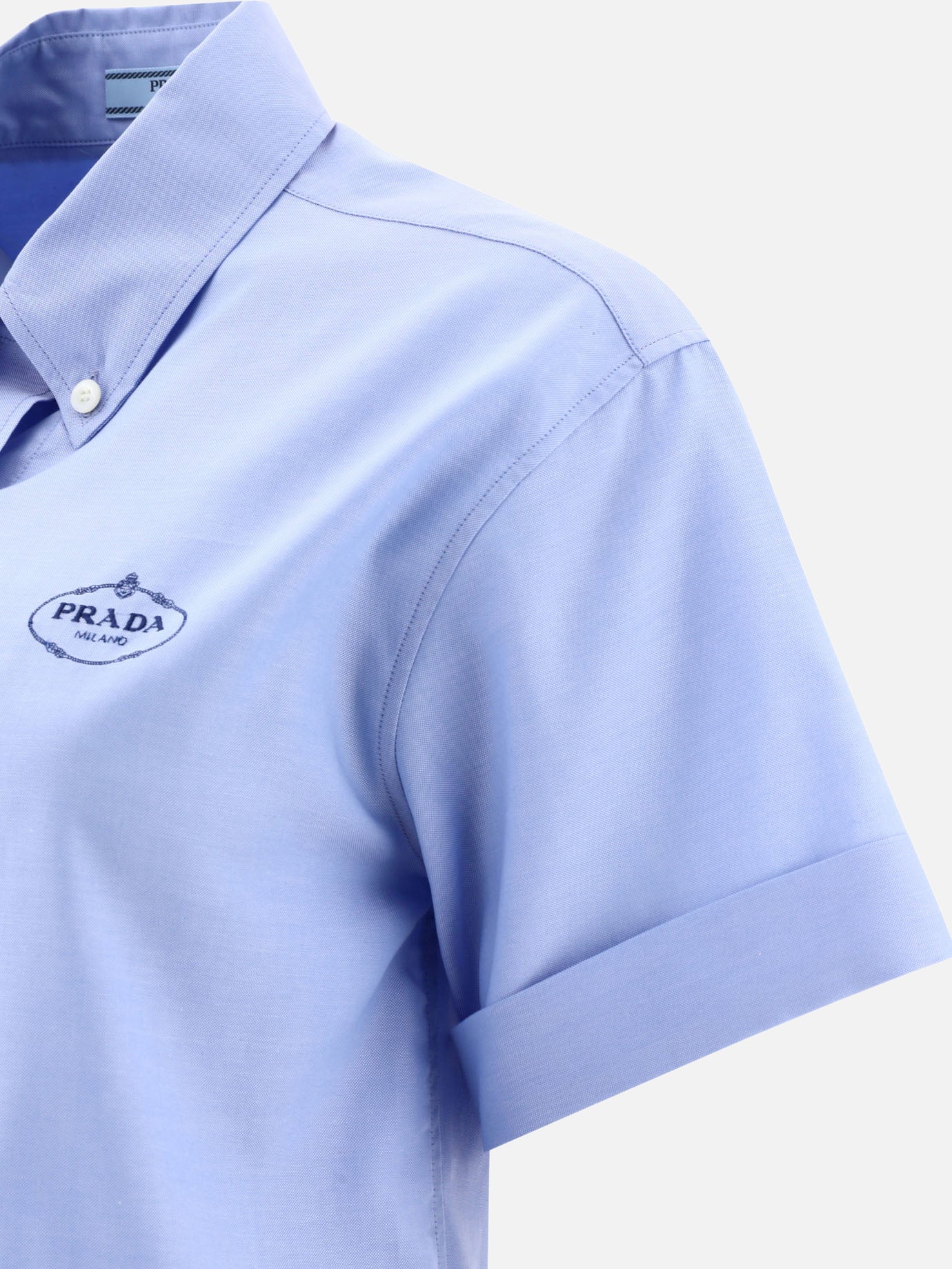 Casual shirts 100% cotone  Blue - Prada Women | PDP | VIETTI Online Store | thumbnail_4
