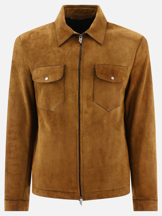 Leather jackets 100% pelle ovina  Brown - Salvatore Santoro Men | PLP | VIETTI Online Store 
