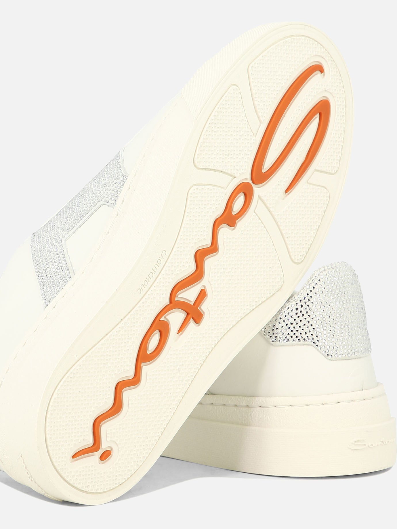 Low top sneakers 100% leather - 100% rubber  White - Santoni Women | PDP | VIETTI Online Store | Zoom-Modal_5
