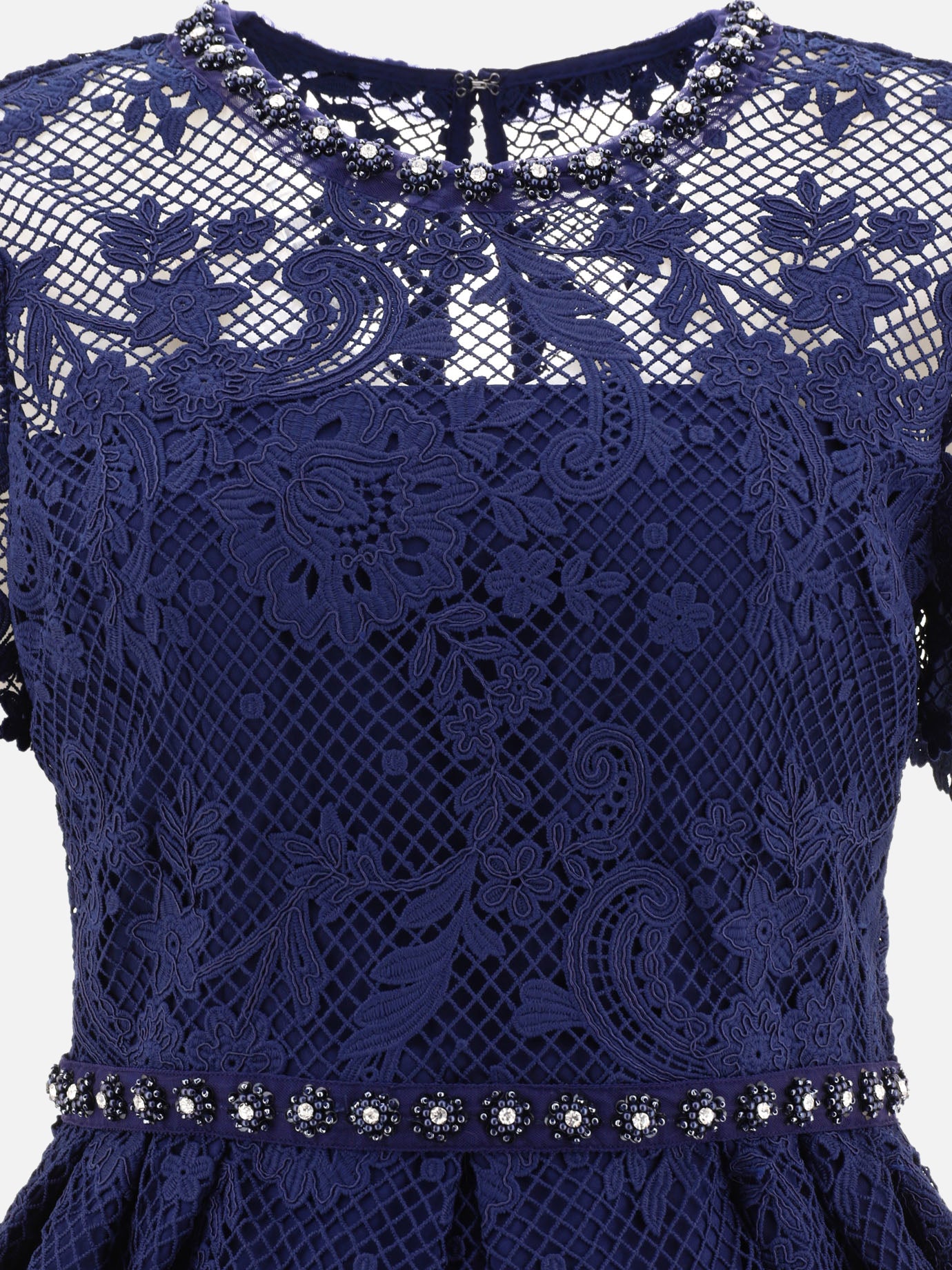 Mini dresses 100% polyester  Blue - Self-portrait Women | PDP | VIETTI Online Store | Zoom-Modal_4
