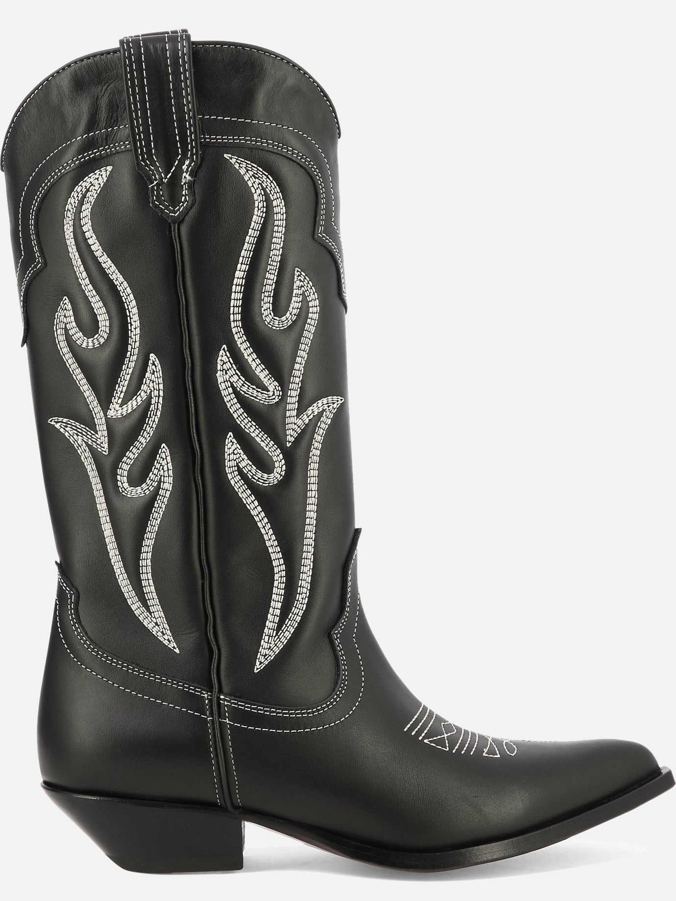 Cowboy 100% pelle di vitello - 100% cuoio  Black - Sonora Women | PDP | VIETTI Online Store | thumbnail