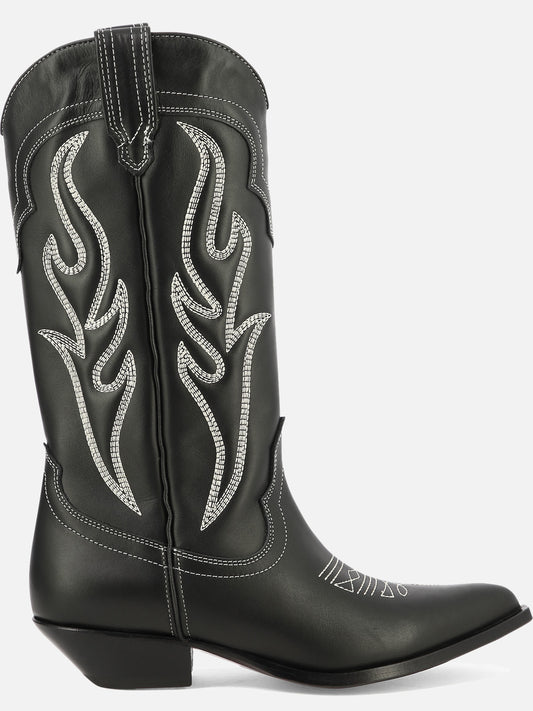 Cowboy 100% pelle di vitello - 100% cuoio  Black - Sonora Women | PLP | VIETTI Online Store 
