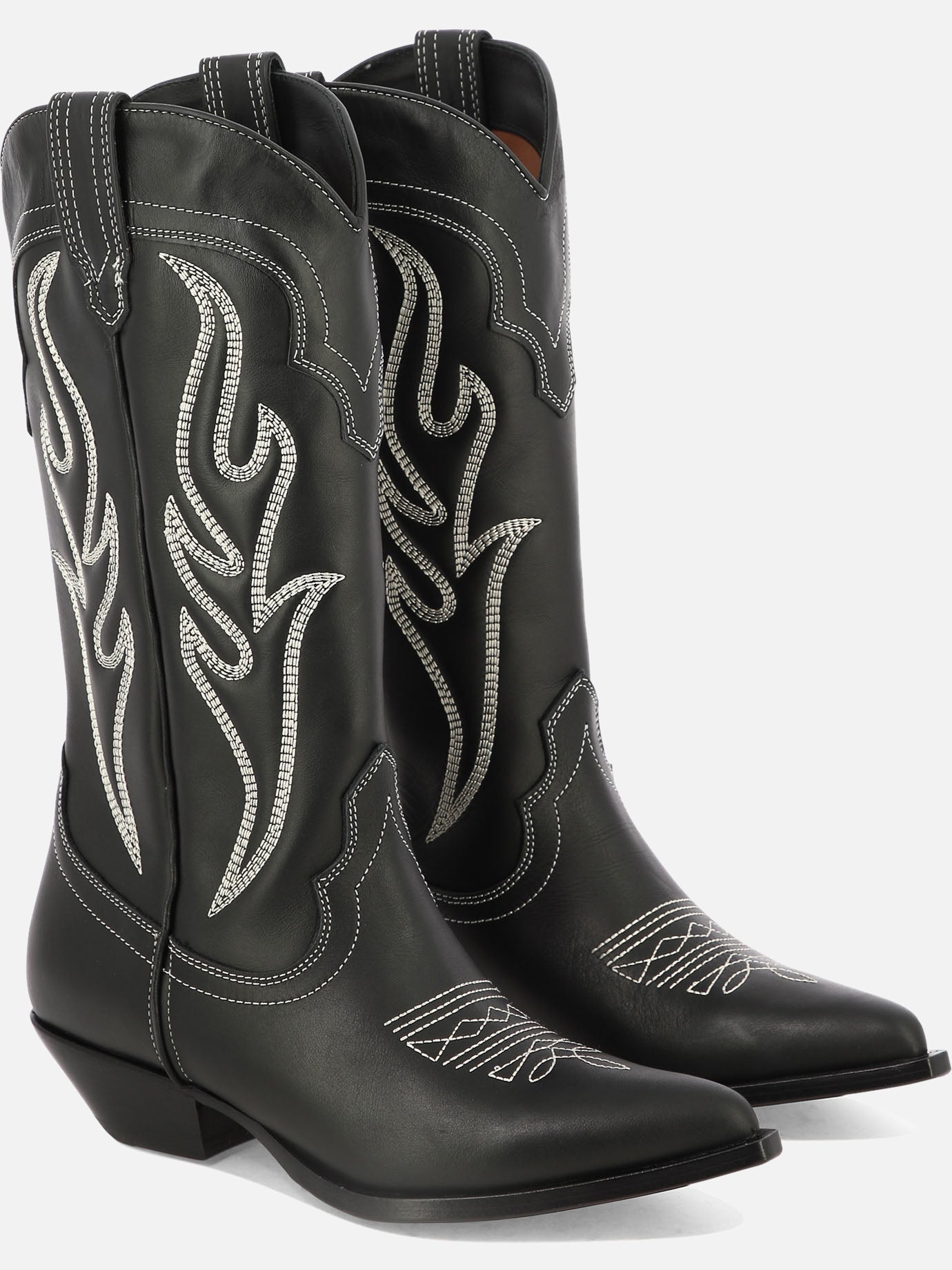 Cowboy 100% pelle di vitello - 100% cuoio  Black - Sonora Women | PDP | VIETTI Online Store | Zoom-Modal_2
