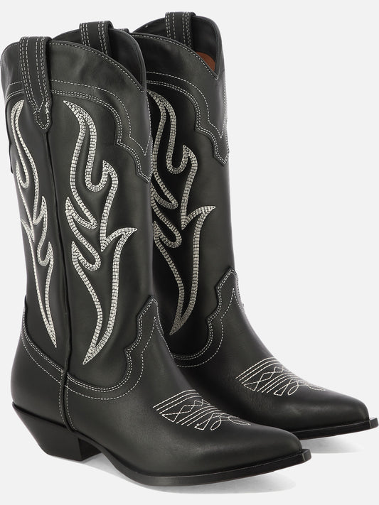 Cowboy 100% pelle di vitello - 100% cuoio  Black - Sonora Women | PLP | VIETTI Online Store | 2
