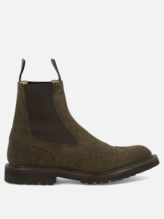 Chelsea boots 100% scamosciato - 100% gomma  Brown - Tricker's Men | PLP | VIETTI Online Store 
