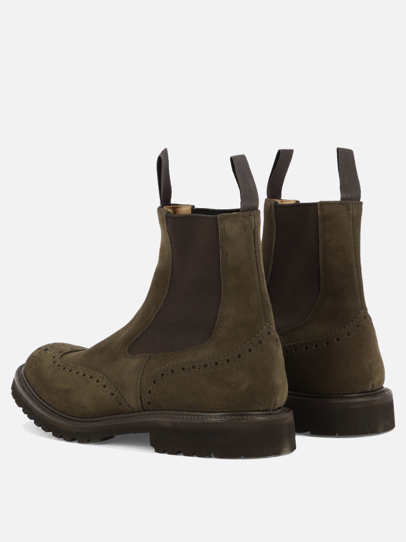 Chelsea boots 100% scamosciato - 100% gomma  Brown - Tricker's Men | PDP | VIETTI Online Store | Zoom-Modal_4
