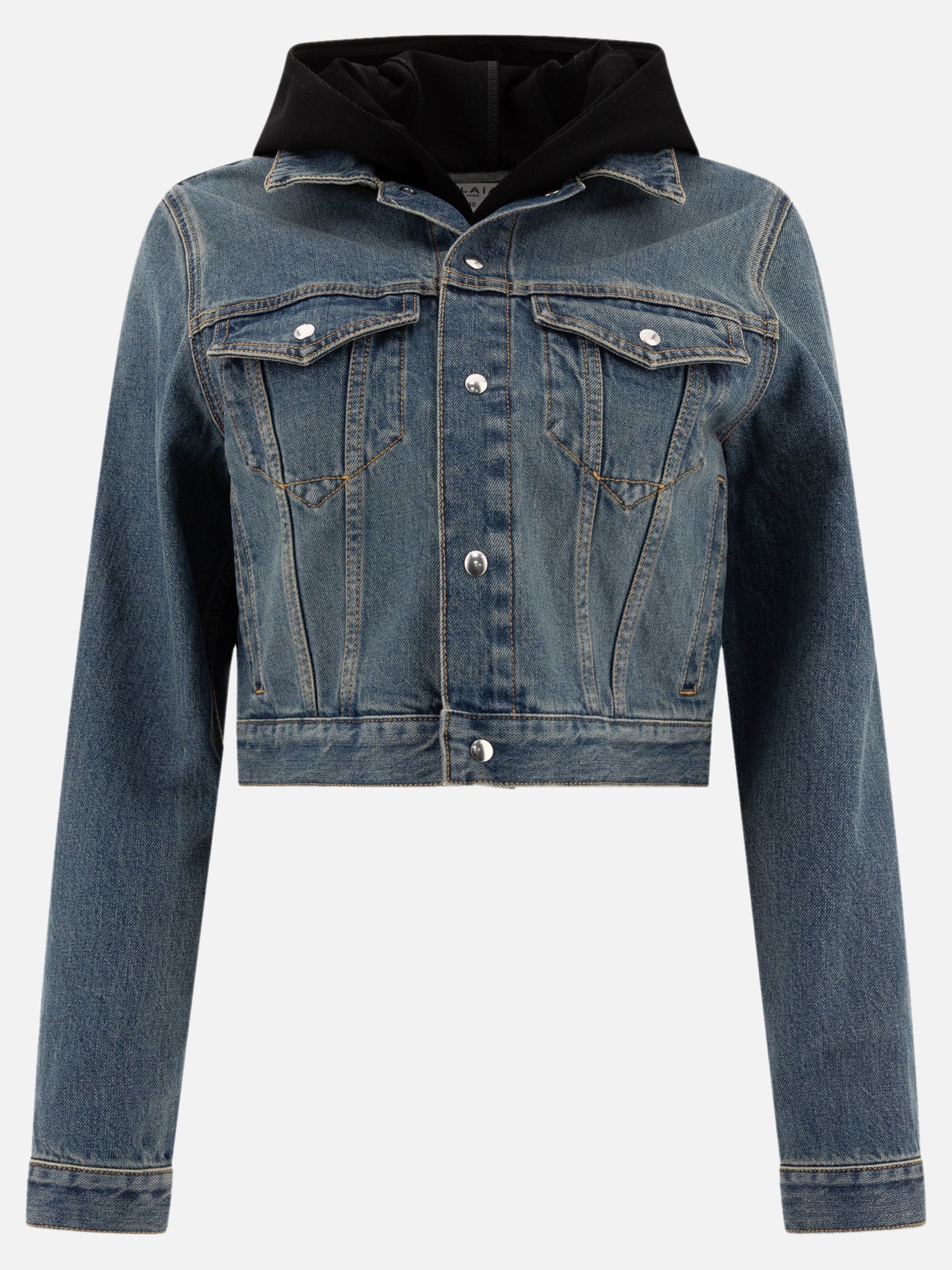 Denim jackets Solid colour  Blue - Alaïa Women | PDP | VIETTI Online Store | Zoom-Modal
