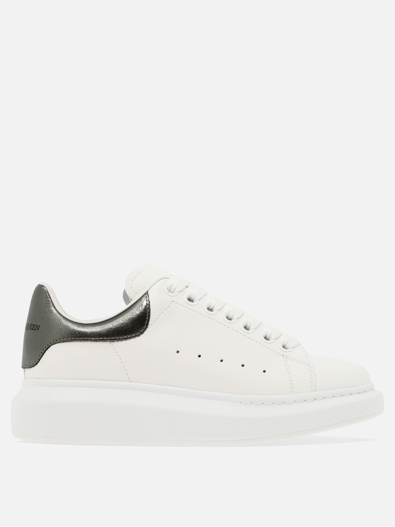 Low top sneakers 100% leather - 100% rubber  White - Alexander McQueen Women | PDP | VIETTI Online Store | Zoom-Modal
