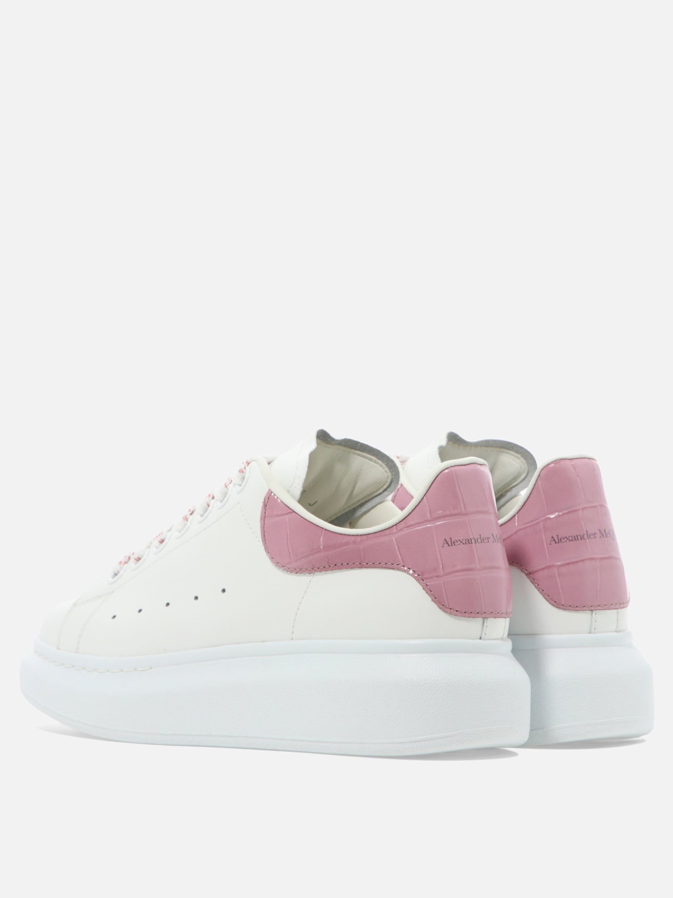 Low top sneakers 100% leather - 100% rubber  White - Alexander McQueen Women | PDP | VIETTI Online Store | thumbnail_4