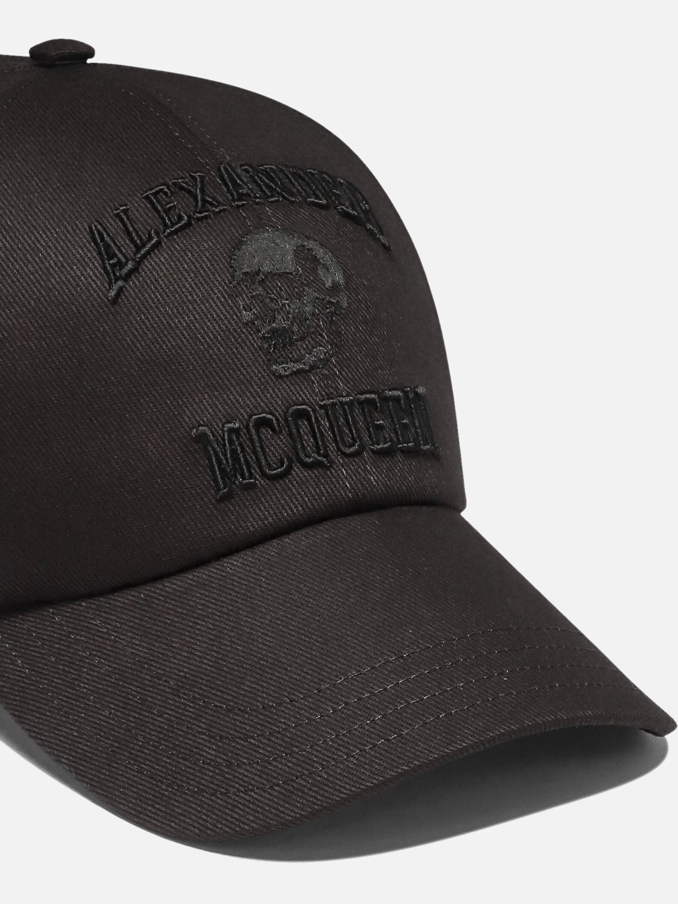 Alexander McQueen "Varsity Skull" cap Black