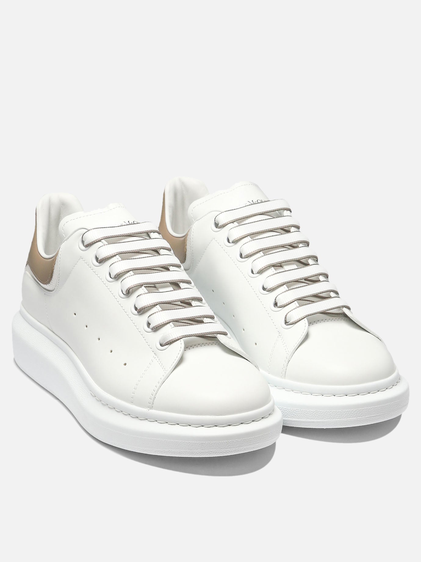 Low top sneakers 100% calf leather - 100% rubber  White - Alexander McQueen Men | PDP | VIETTI Online Store | thumbnail_2