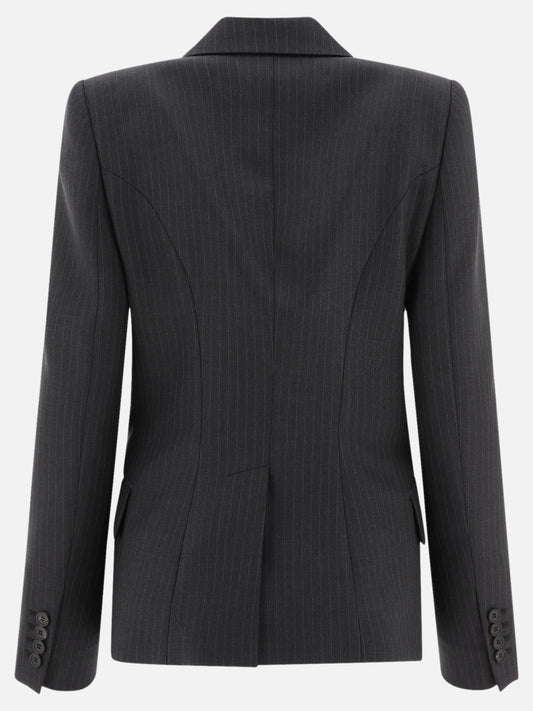Blazers Pinstriped  Grey - Alexander McQueen Women | PLP | VIETTI Online Store | 2
