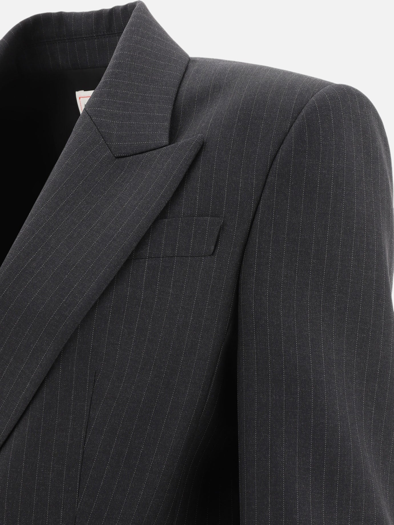 Blazers Pinstriped  Grey - Alexander McQueen Women | PDP | VIETTI Online Store | thumbnail_4