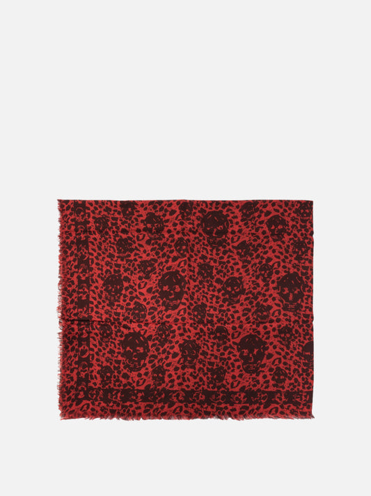 Silk scarves 100% wool  Red - Alexander McQueen Women | PLP | VIETTI Online Store 
