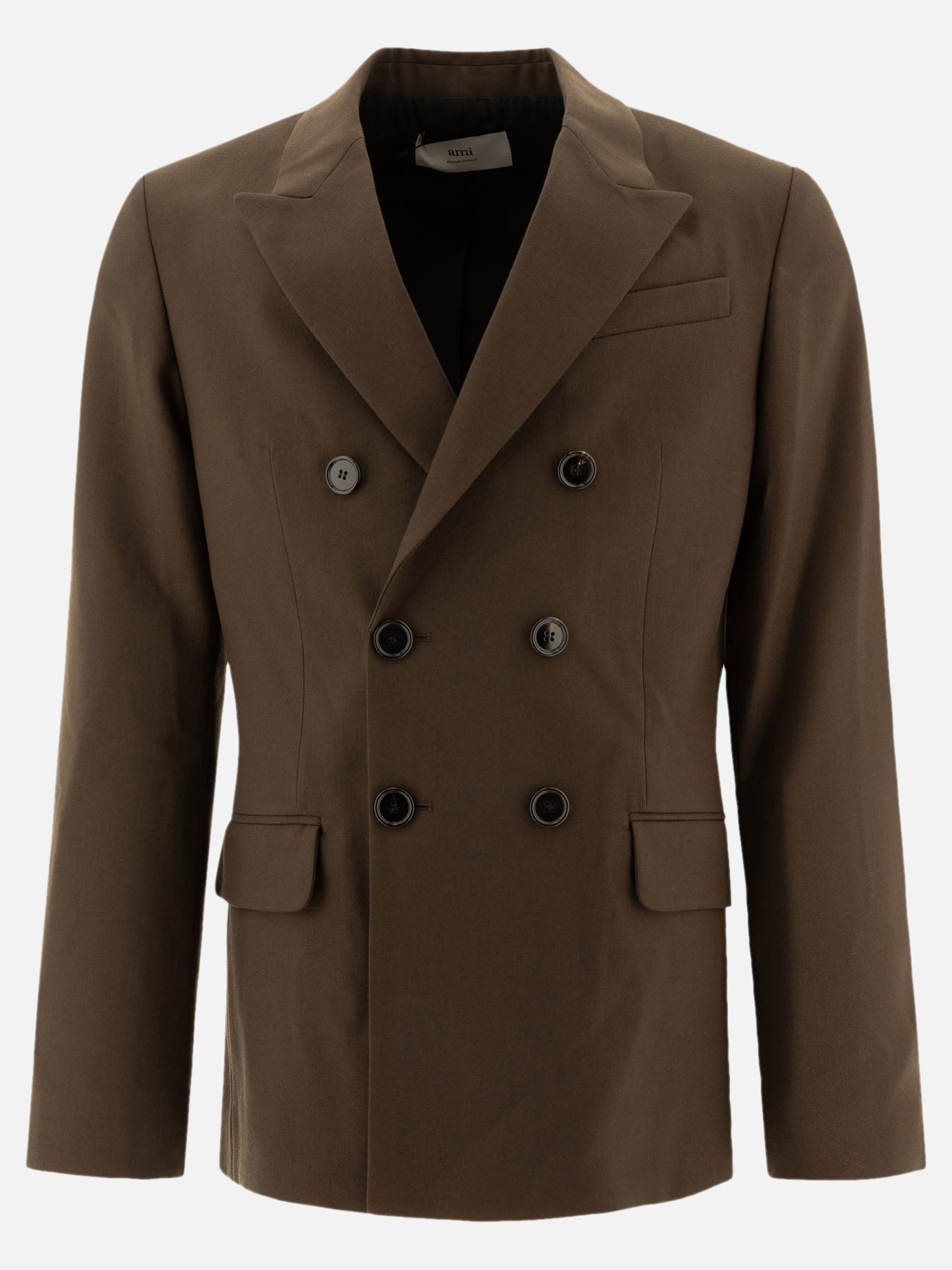 Blazers Solid colour  Brown - Ami Paris Men | PDP | VIETTI Online Store | thumbnail